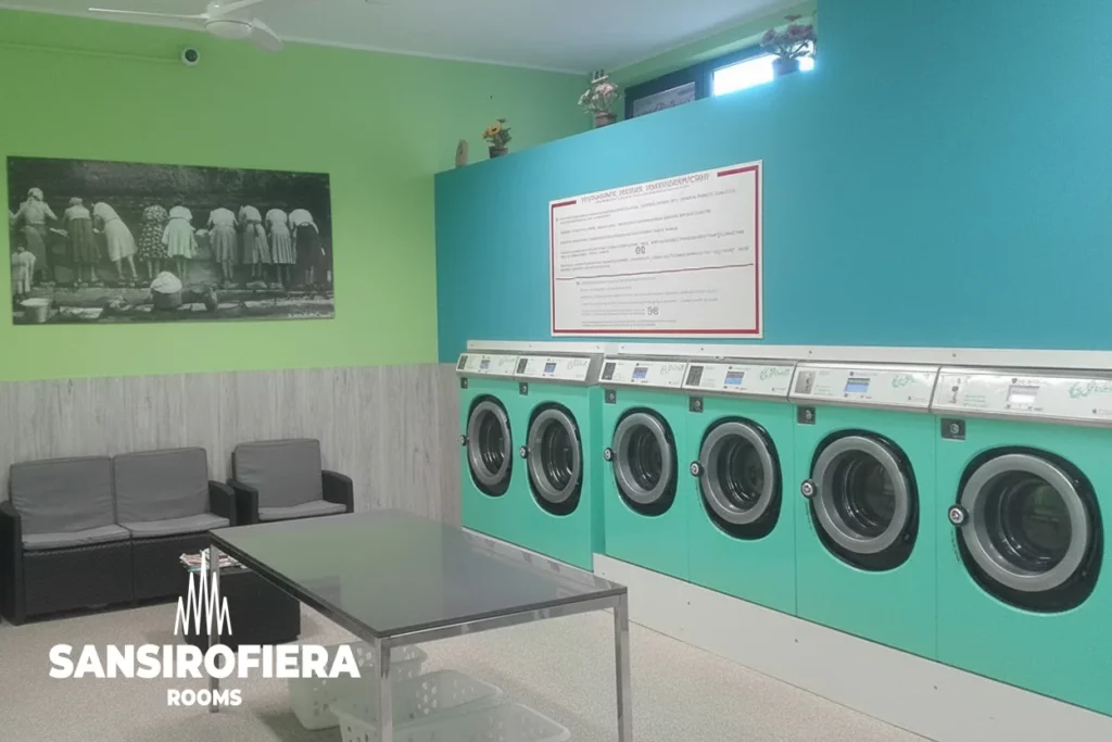Lavanderia self-service con asciugatrici a San Siro - servizio presso il B&B
