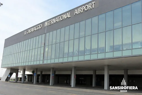 Parcheggio dell'aeroporto Orio al Serio Bergamo post con percorso verso sansirofiera rooms B&B vicino a Fiera Milano Rho e Stadio San Siro