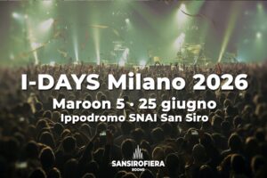 Concerto I-DAYS Milano 2026, Maroon 5 il 25 giugno all'Ippodromo SNAI San Siro — sansirofiera rooms