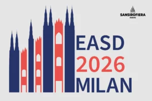 Illustrazione skyline Duomo di Milano per EASD 2026, B&B sansirofiera rooms
